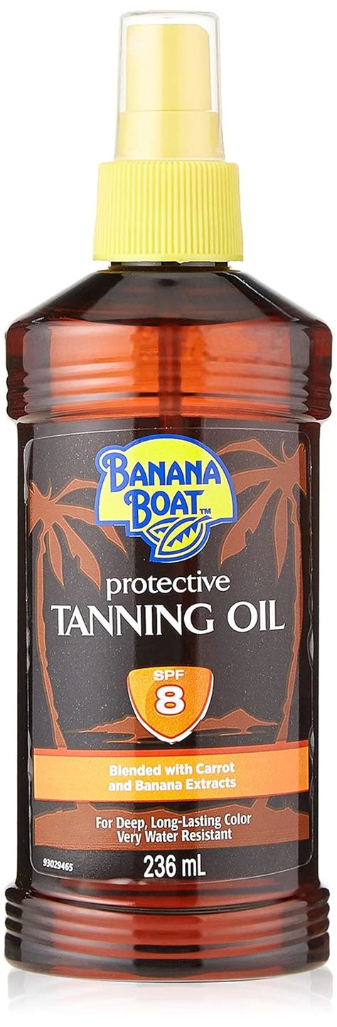 banana boat tanning spray